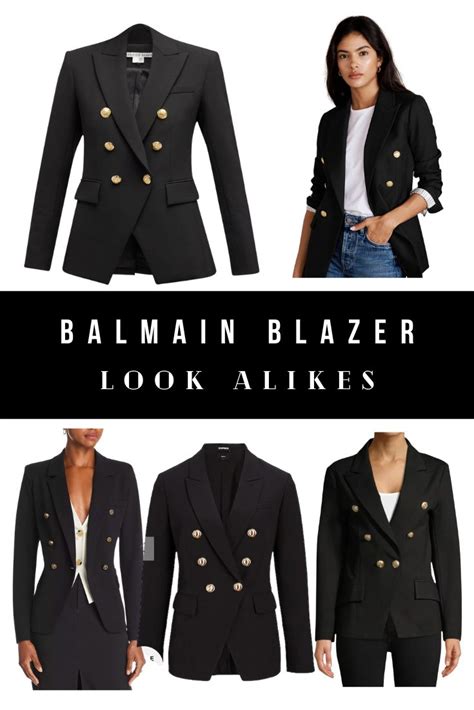 replica balmain jacket leahter|alternatives to balmain blazer.